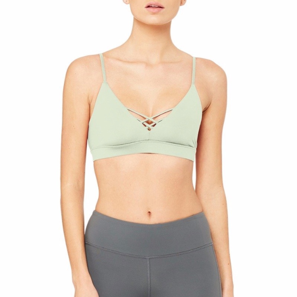 Alo Yoga Interlace Bra - Sage